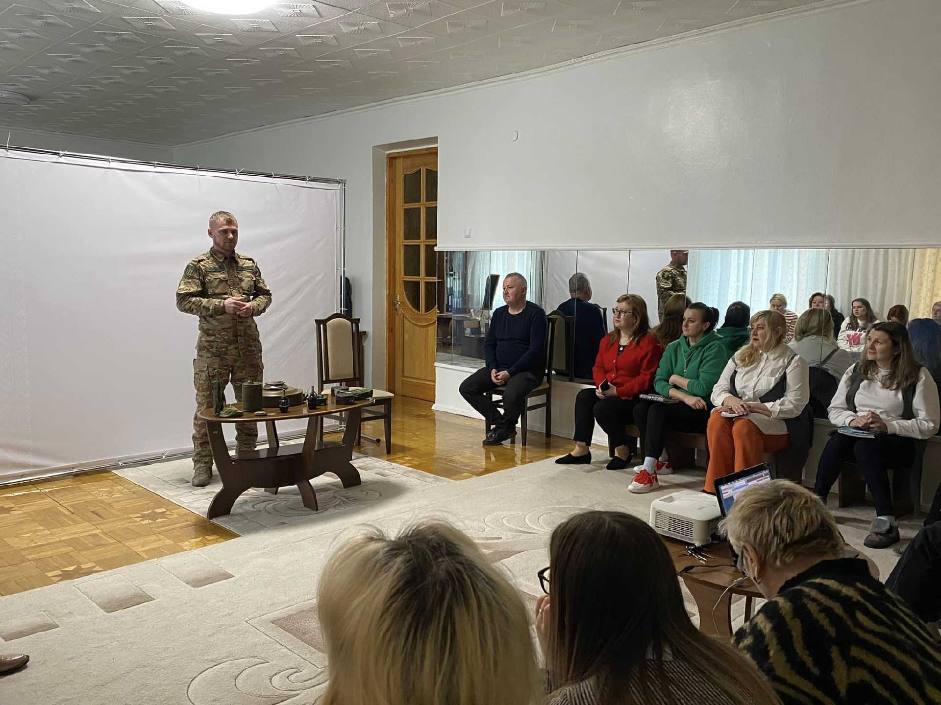 Практичні навчання з мінної безпеки