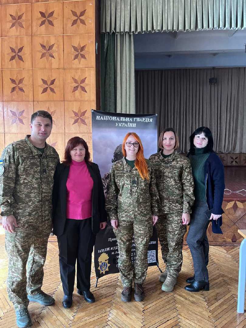 Профорієнтаційна зустріч з представниками Національної гвардії України 