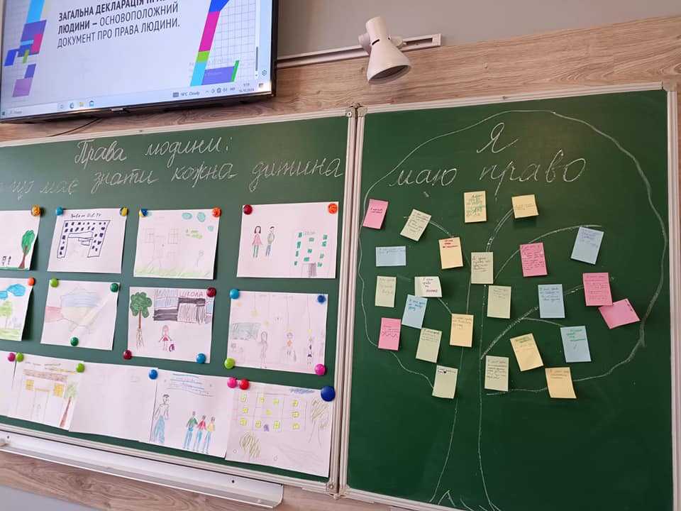 Урок «Права людини: про що має знати кожна дитина». 