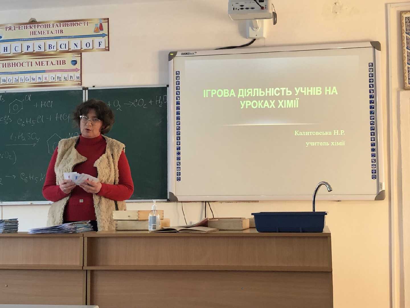 Майстерклас учителя хімії