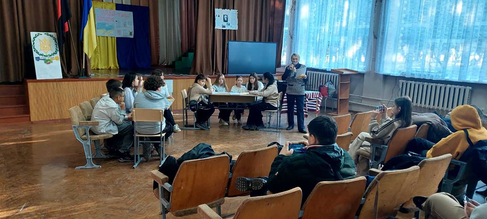 Урок математики в 6-В класі (вч.Охрімчук М.М.)