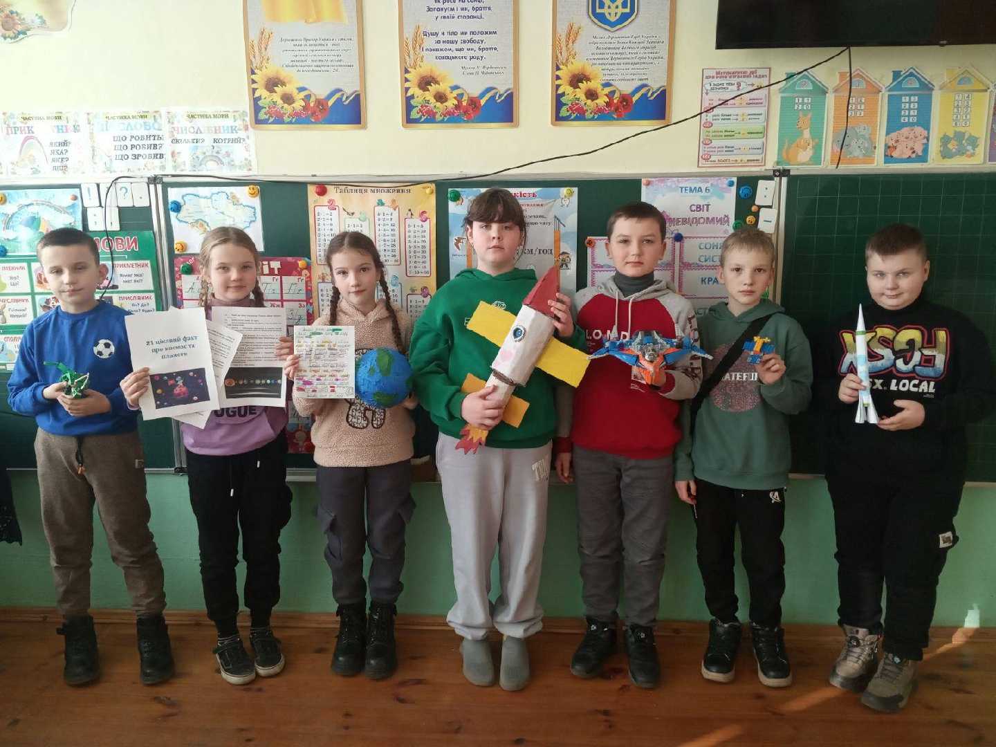 Учні 4 класу Волсвинської гімназії (кл.керівник Лішка М.В., асистент вчителя Гілевич Н.В) працювали над проєктом 