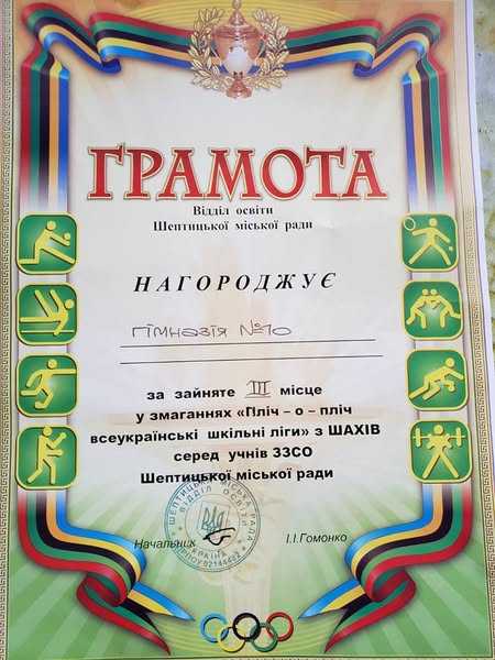 «Пліч-о-пліч всеукраїнські шкільні ліги