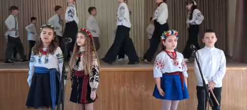 Фестиваль української пісні продовжили учнів 5–6 класів.