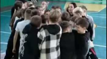 Комбінований урок із використанням  методу колового тренування у 5-Б класі «Спортивне тріо: чирлідинг, дитяча легка атлетика, доджбол».