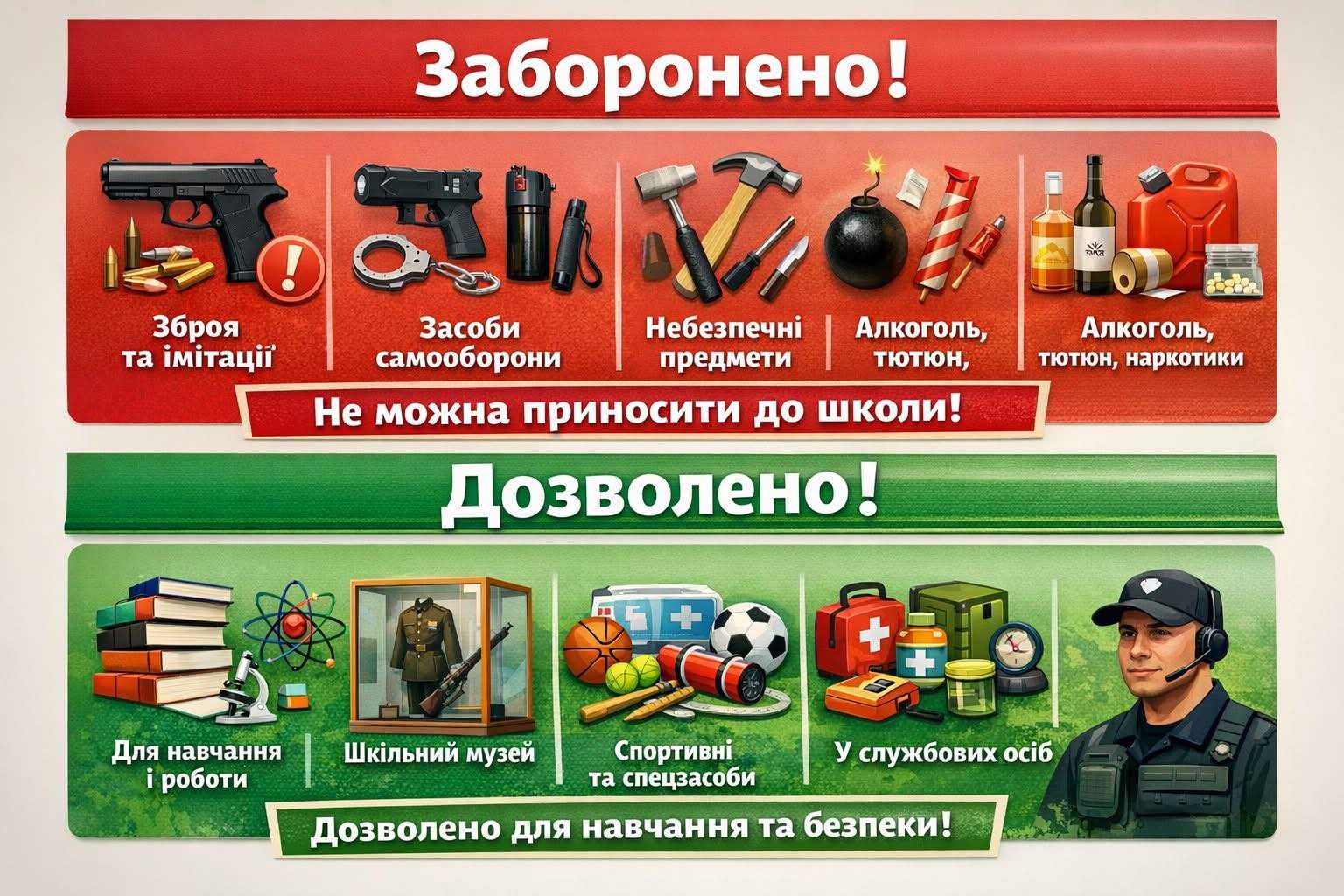 Небезпечні предмети і речовини