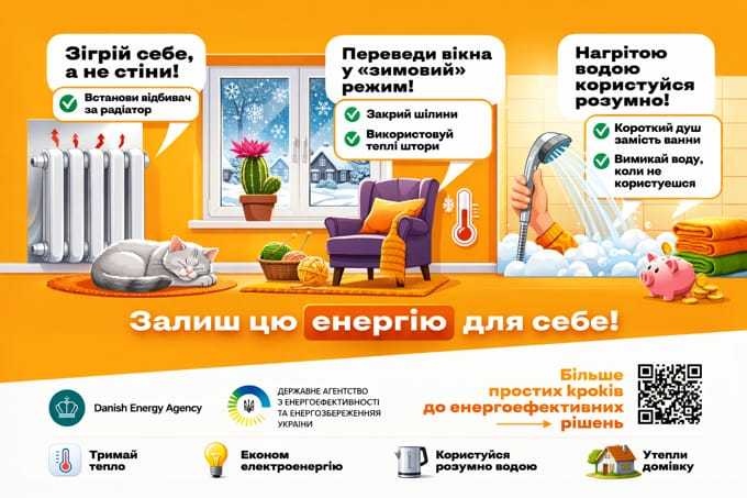 Енергоефективність — це комфорт: створюємо затишок разом