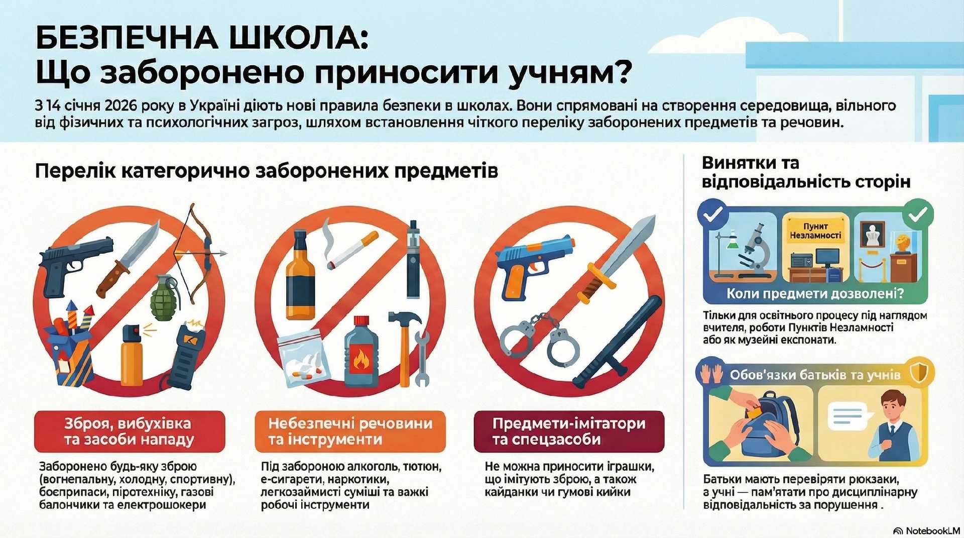 Заборонено приносити