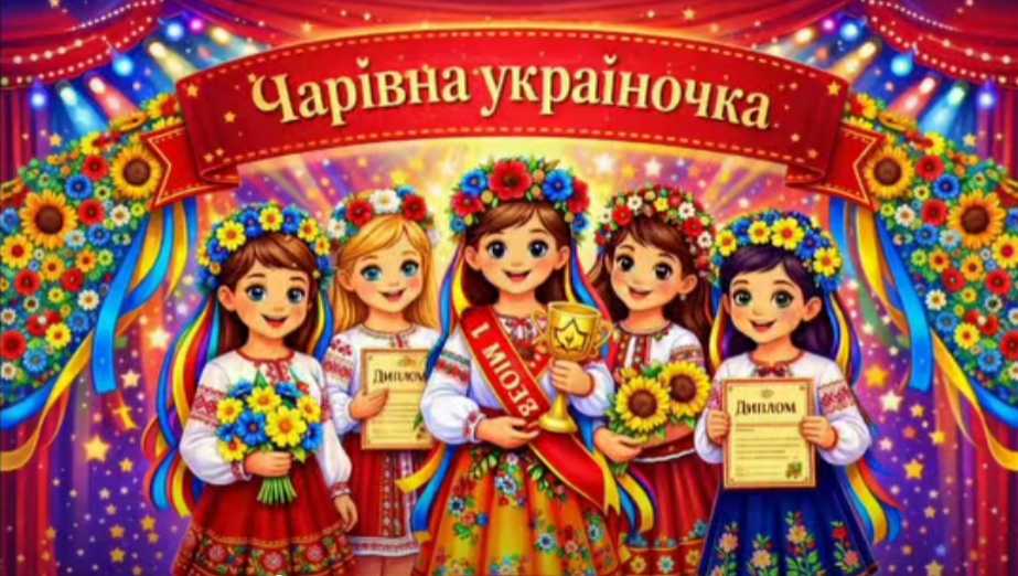 Сяйво юних талантів: як пройшов конкурс «Чарівна україночка».