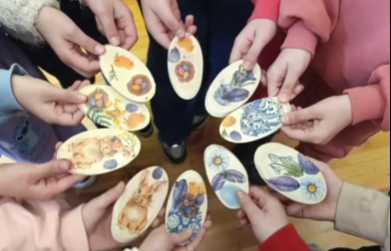 Великодня магія декупажу від учнів 2-Б класу