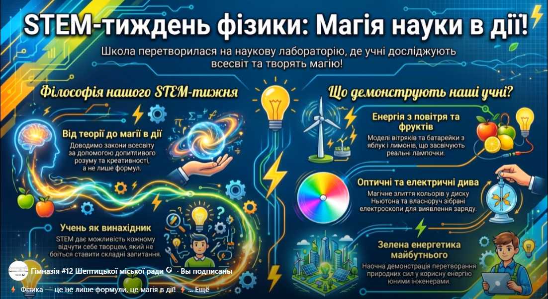 Фізика — це не лише формули, це магія в дії! 