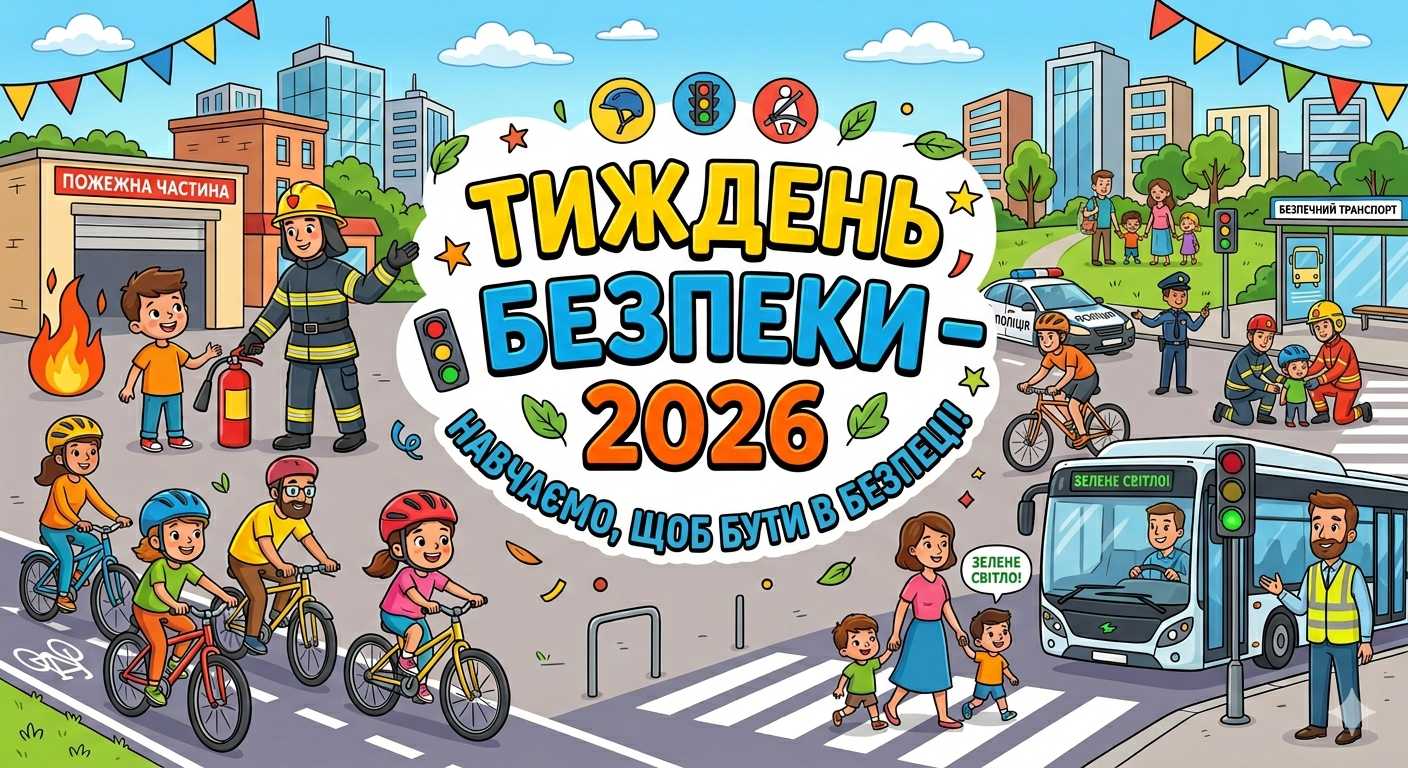 ТИЖДЕНЬ БЕЗПЕКИ В ЗДО: Навчаємо, щоб бути в безпеці!
