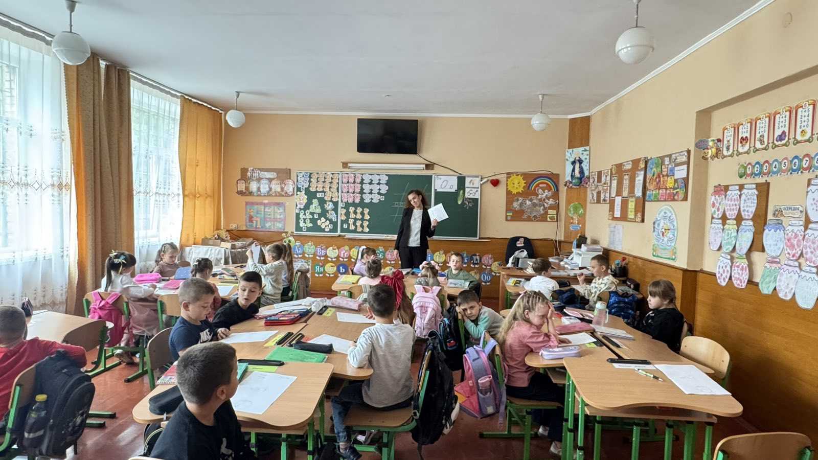 Діагностичне заняття з учнями 1-х класів
