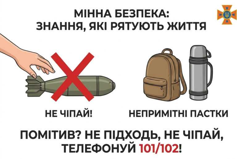 Мінна безпека — знання, які рятують життя