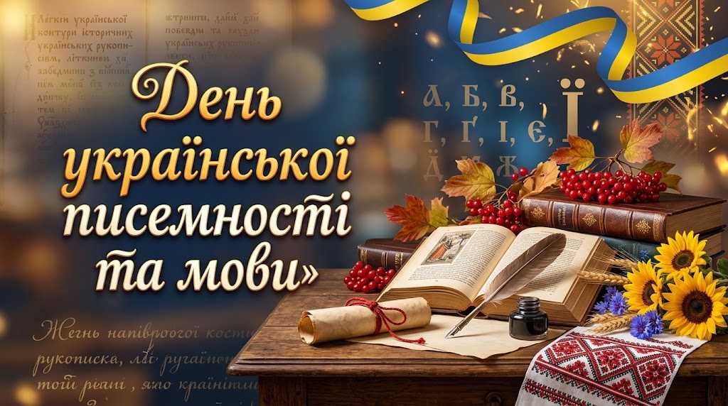 День української писемності та мови — свято нашої душі, історії та незламності!