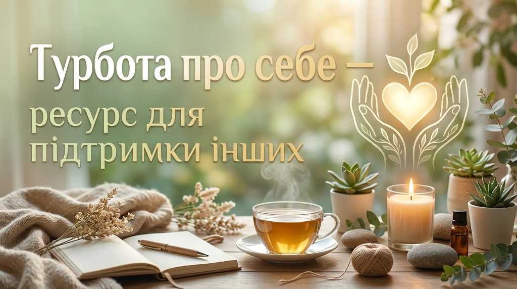 Турбота про себе — ресурс для підтримки інших