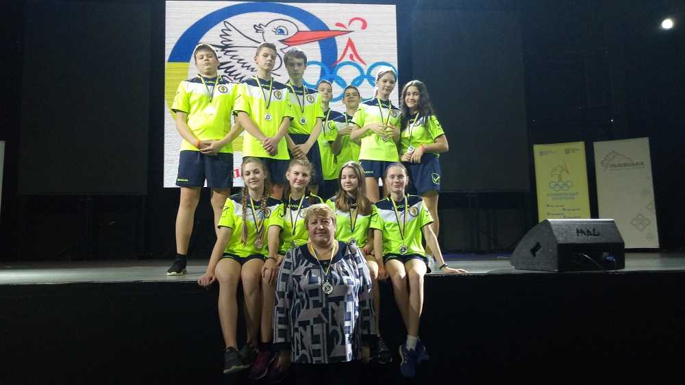 Призери обласного етапу - Олімпійське лелеченя