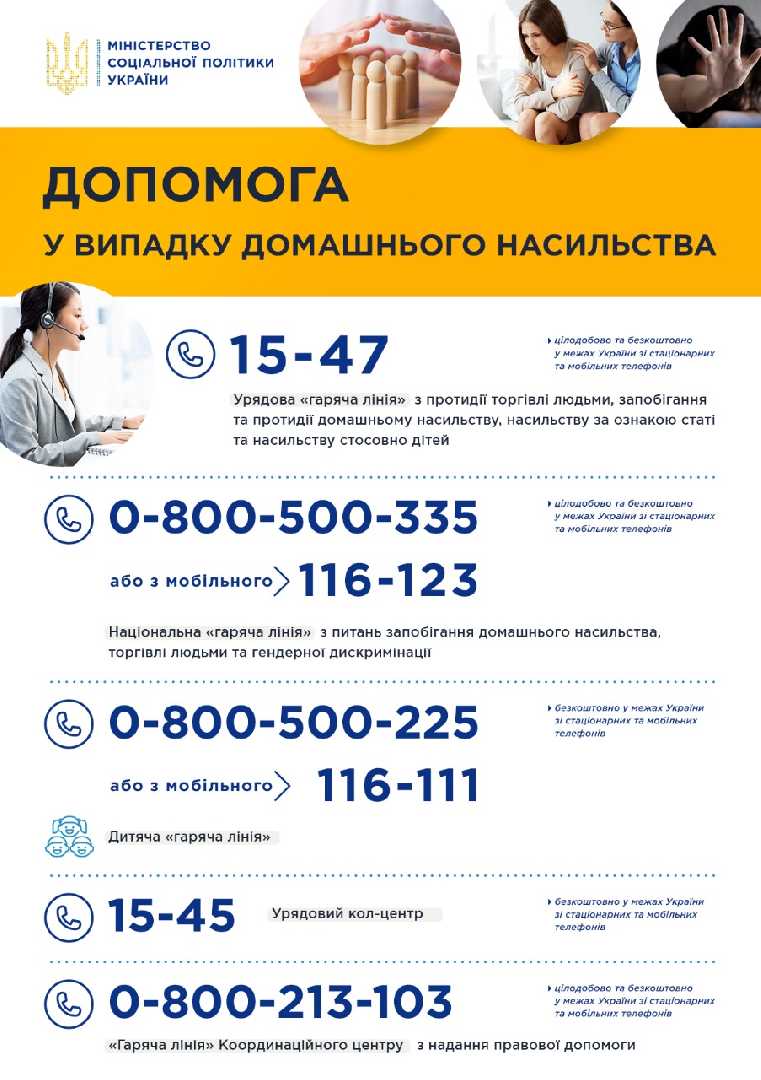 Допомога у випадку домашнього насильств