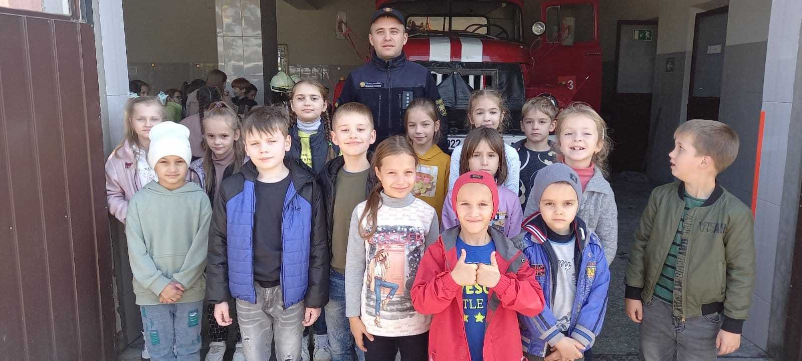 Екскурсія в Червоноградському МВ ГУ ДСНС України