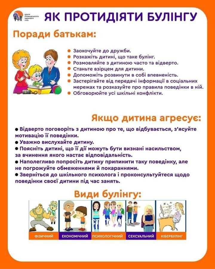 ЯК ПРОТИДІЯТИ БУЛІНГУ