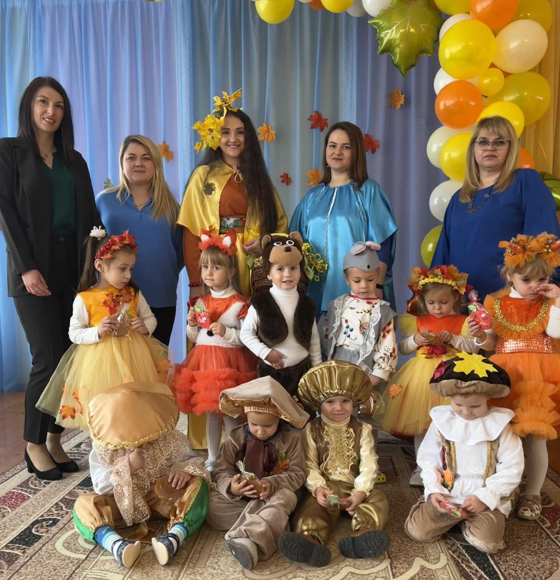 Осіння розвага у молодшій групі Метелик