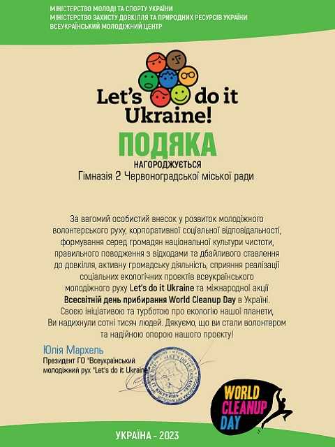 Молодь, яка любить своє місто