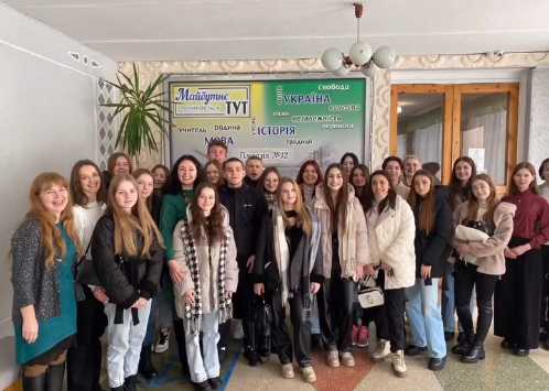 Зустріч з цікавими молодими людьми, які прагнуть розвиватись та навчатись новому. 