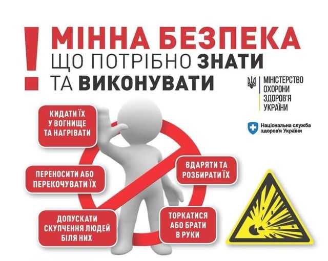 Мінна безпека, що потрібно знати